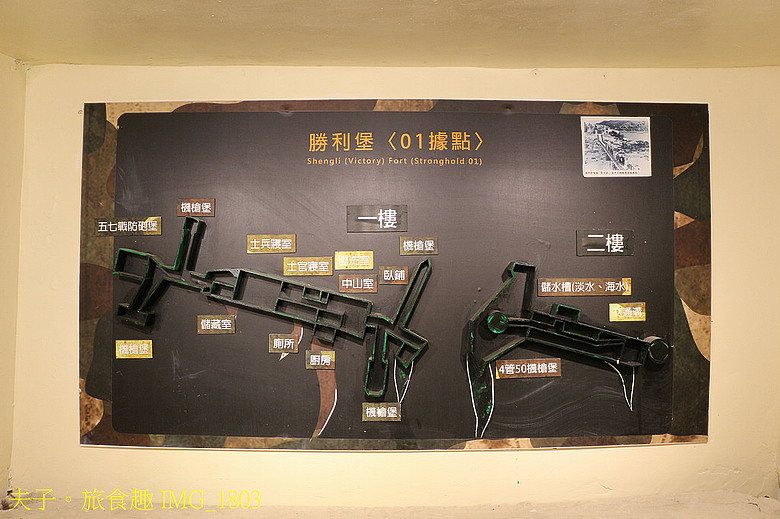 點我看大圖 馬祖南竿勝利堡 走進「01」據點的戰地心跳 守護海疆的島礁碉堡