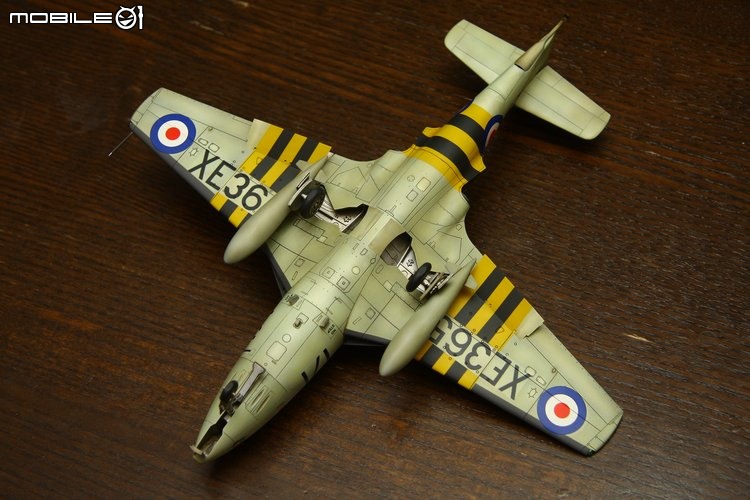 [模型製作記] 英國海鷹式戰鬥機 Hawker Sea Hawk 1/48