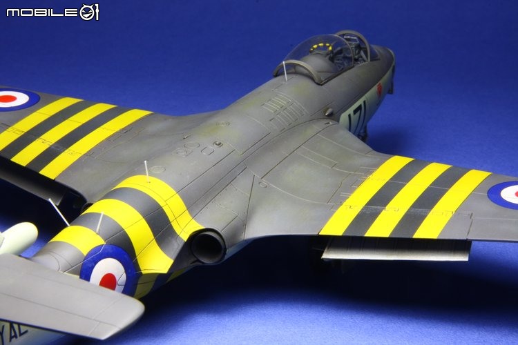 [模型製作記] 英國海鷹式戰鬥機 Hawker Sea Hawk 1/48