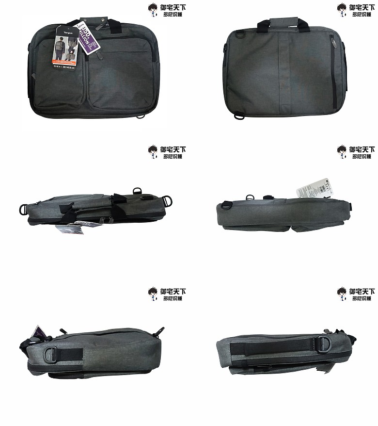 點我看大圖 開箱|【Targus 泰格斯】TBT94304GL 15-16 吋筆電側背後背包 - 是側背包也是後背包,秒切換你的專業與自在!