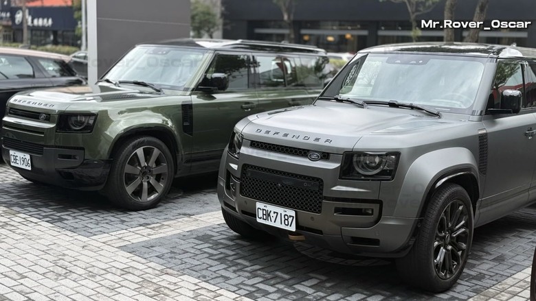 Defender 110 ，D350頂規售價36X萬及OCTA V8頂規售價85X萬的外觀差別