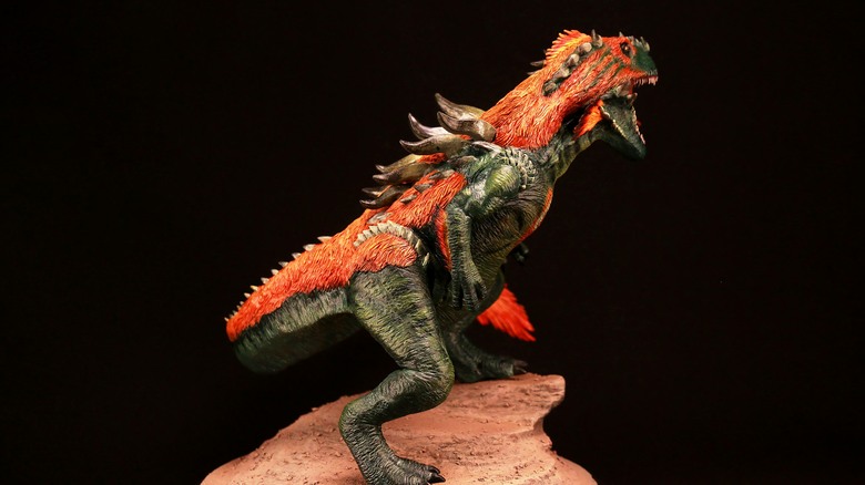MTG魔法風雲會主題雕塑-《依夏蘭時空恐龍霸者-烈陽化身基撒斯》