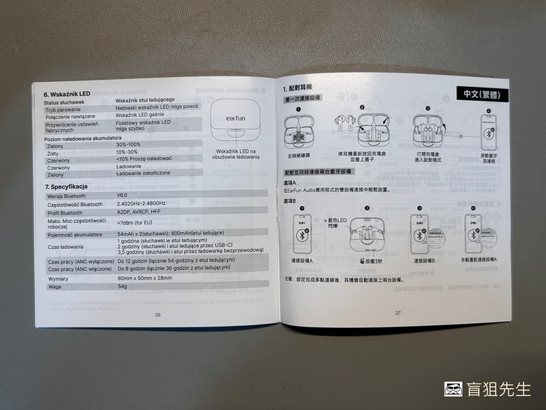【盲狙先生傳118】EarFun Air Pro 4+ Premium Sound | 紅點設計獎逸品入手!! 厚實而深暖的音質、全新藍牙6.0、AI翻譯、自適應降噪與雙驅動單體設計的高性價旗艦