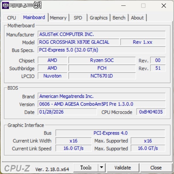 點我看大圖 ROG CROSSHAIR X870E GLACIAL 主機板開箱實測 不光配置性能頂尖 更具備雙 10 GbE 海量高速傳輸