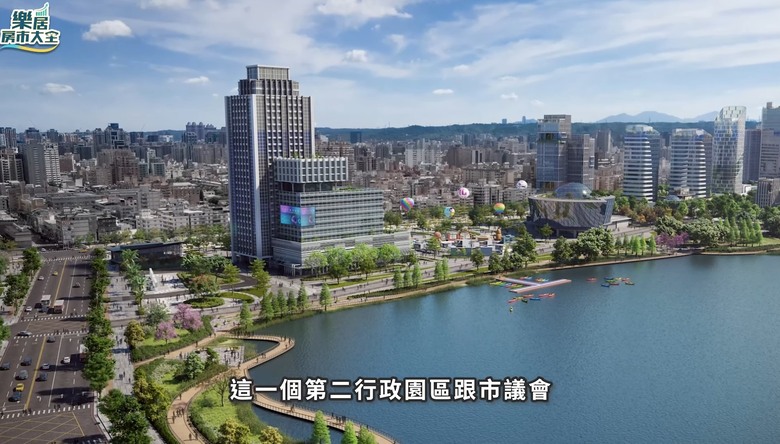 窮人翻身最後機會在8年後台鐵中路車站新市政中心湖景中央公園