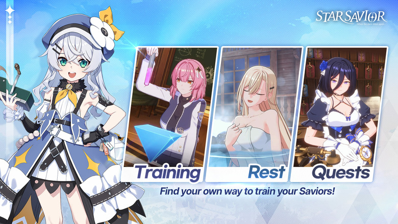 《星之救援者》StarSavior 3月19日 全球正式上線 韓系二次元美少女 回合制 收集養成 RPG | 與擁有星之力量的少女們建立羈絆 組建最強隊伍 在華麗3D特效與電影級技能演出中展開戰鬥