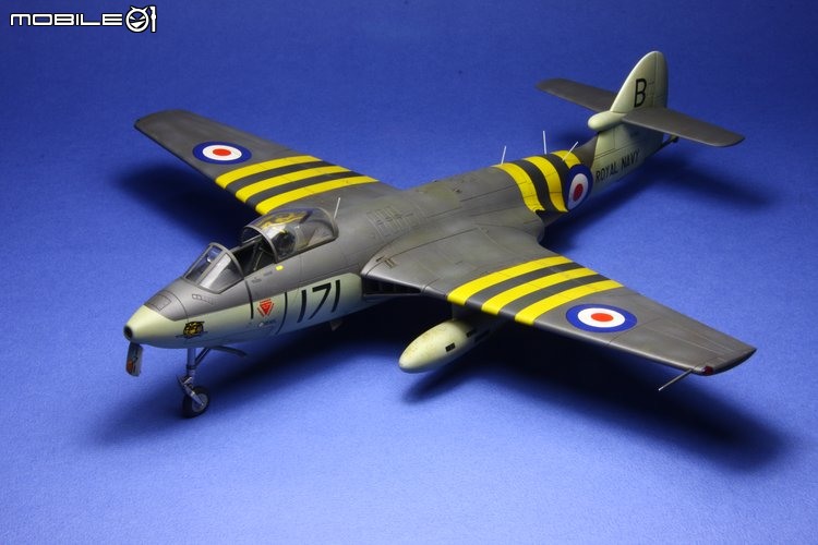 [模型製作記] 英國海鷹式戰鬥機 Hawker Sea Hawk 1/48