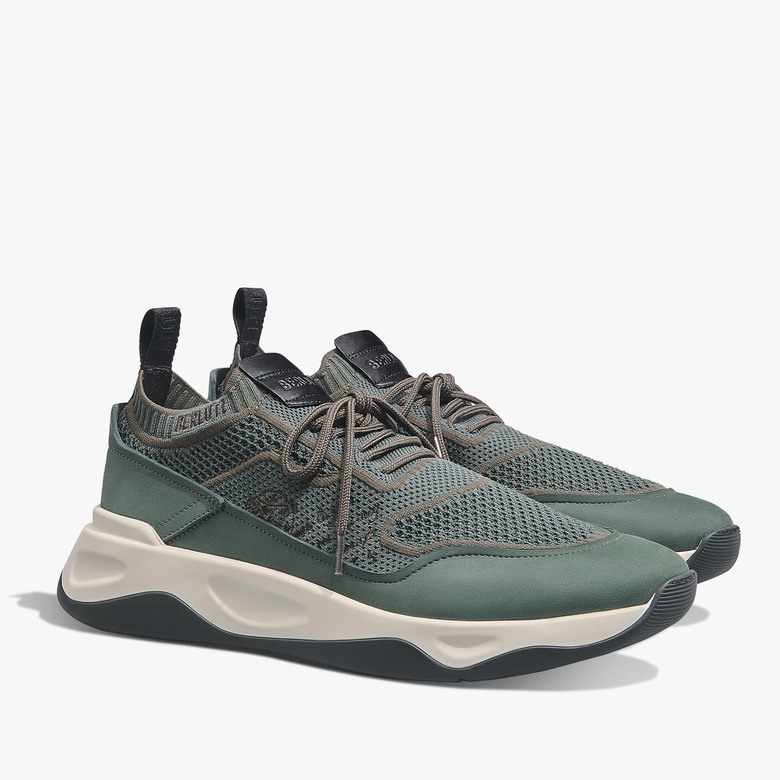 點我看大圖 針織鞋:Berluti Shadow Sneaker vs. Brunello Cucinelli Knit Runner