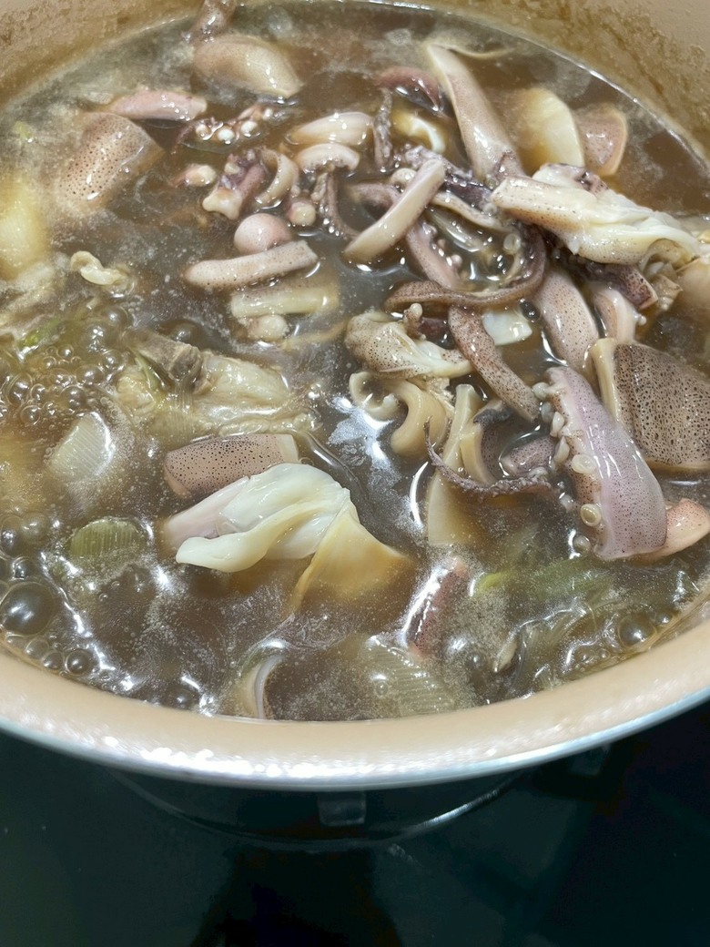 古早味菜色「魷魚螺肉蒜」