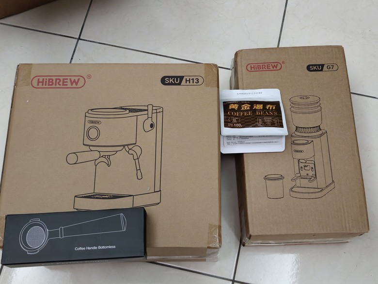 新手開箱_HiBREW咖喜萃 H13咖啡機 & G7磨豆機