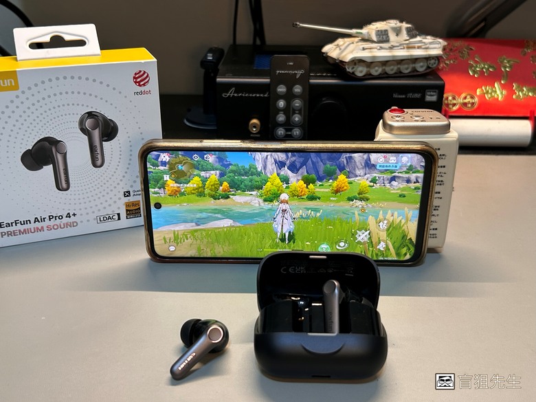 【盲狙先生傳118】EarFun Air Pro 4+ Premium Sound | 紅點設計獎逸品入手!! 厚實而深暖的音質、全新藍牙6.0、AI翻譯、自適應降噪與雙驅動單體設計的高性價旗艦