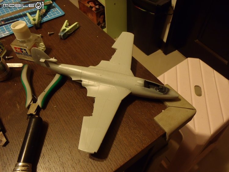 [模型製作記] 英國海鷹式戰鬥機 Hawker Sea Hawk 1/48