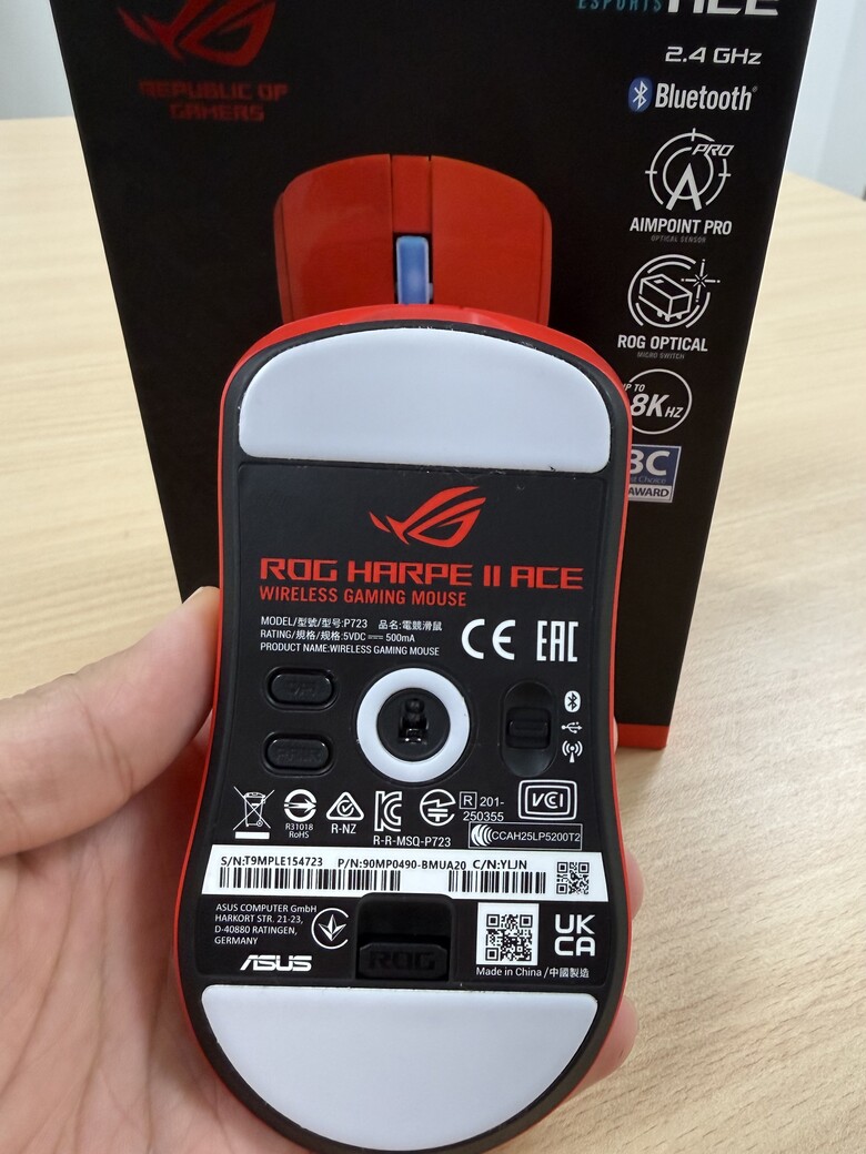 ROG Harpe II Ace簡易開箱+心得