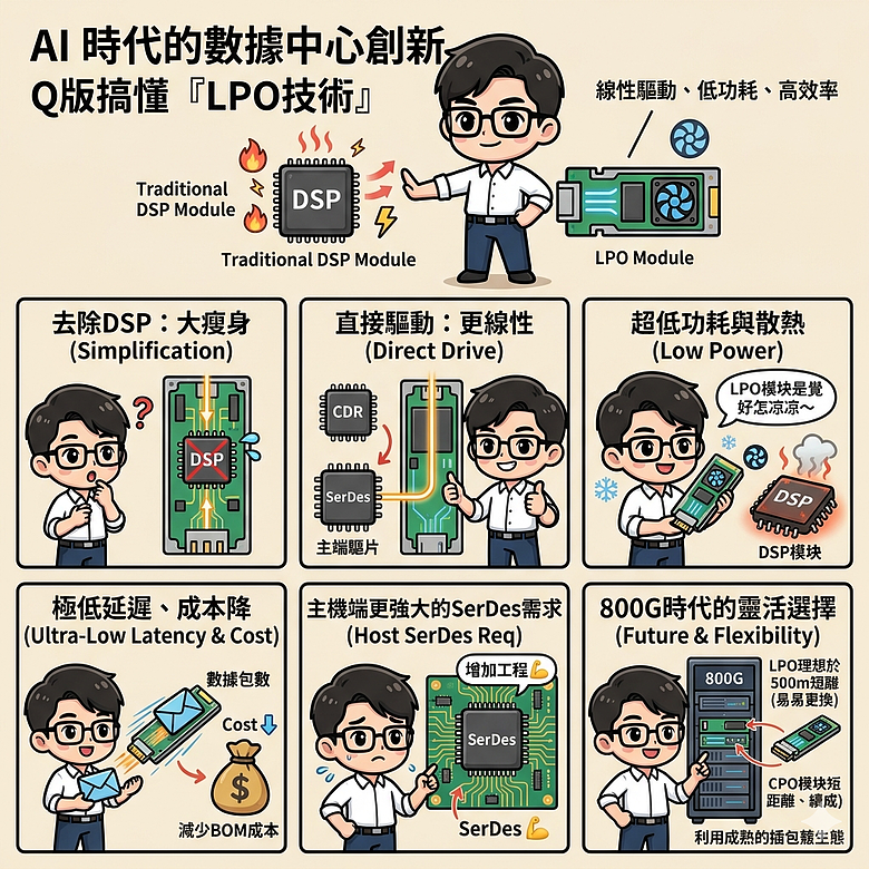 AI時代科技浪潮來臨 LPO產業及技術應用
