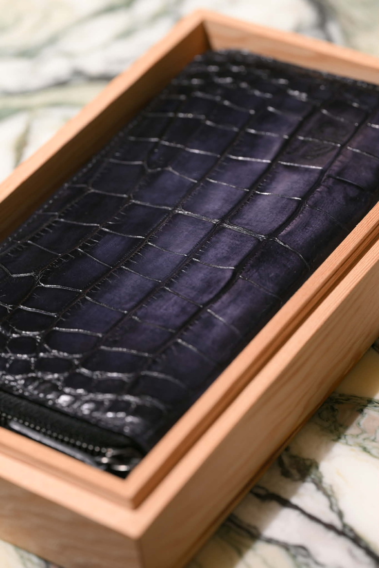 Graziat Alligator Long Wallet 客製