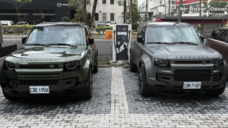 Defender 110 ，D350頂規售價36X萬及OCTA V8頂規售價85X萬的外觀差別