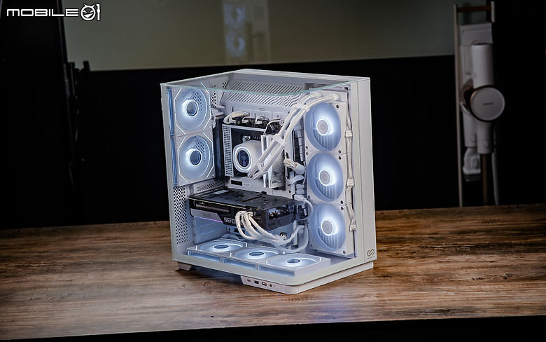 0死角的燈光體驗 INFINITE ROUND R8 & ID-COOLING FX360 LCD簡易開箱