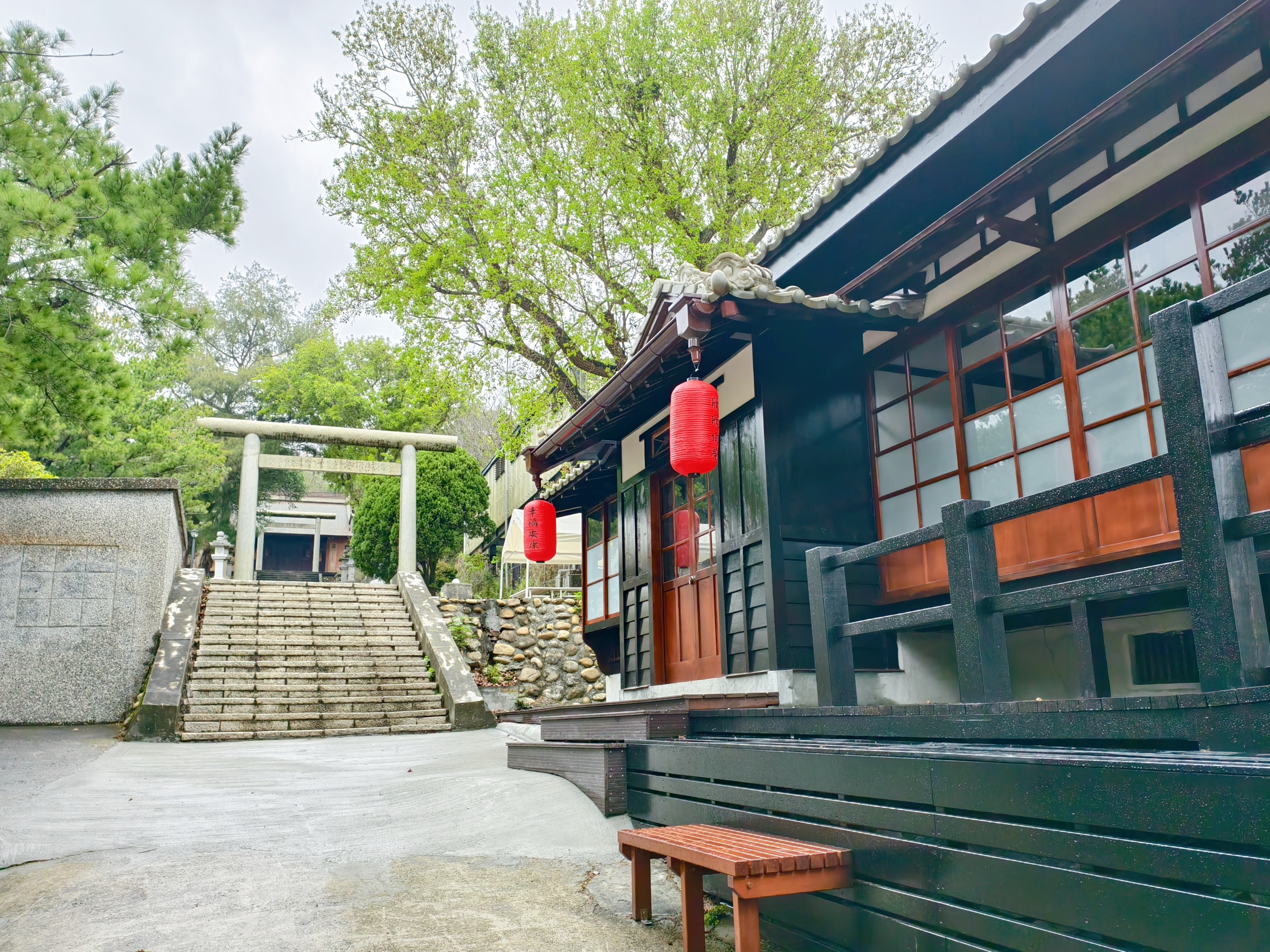 一點點日本味的通霄神社｜好好的約會，怎麼就變成雙人進香團了？
