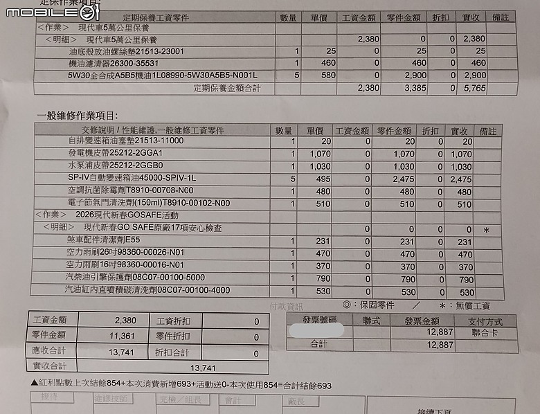 [更新] 5萬公里定保(實際4.85萬)....Santa Fe 第四代歷程