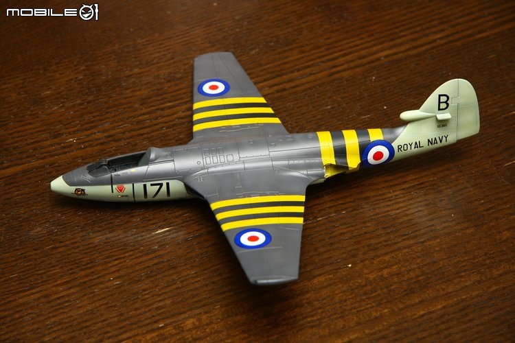 [模型製作記] 英國海鷹式戰鬥機 Hawker Sea Hawk 1/48