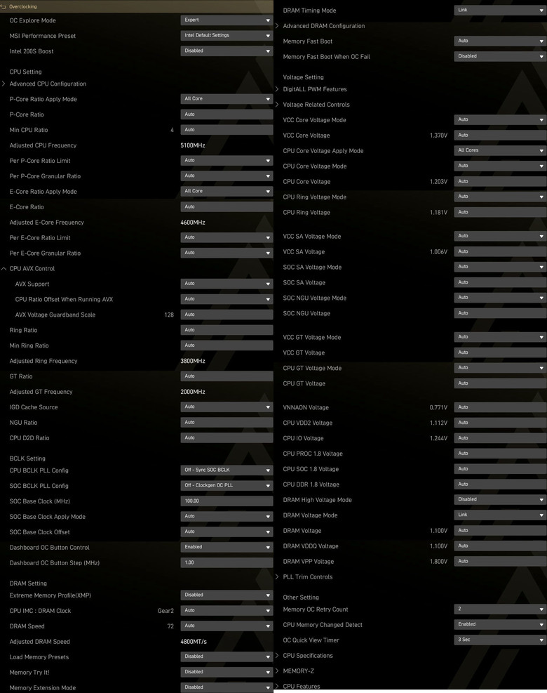 點我看大圖 Intel Core Ultra 5 250K Plus測試feat. MSI MEG Z890 UNIFY-X