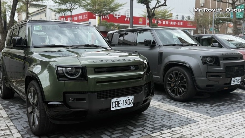 Defender 110 ，D350頂規售價36X萬及OCTA V8頂規售價85X萬的外觀差別