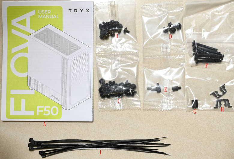 點我看大圖 創氪星系TRYX繁花FLOVA F50機殼開箱