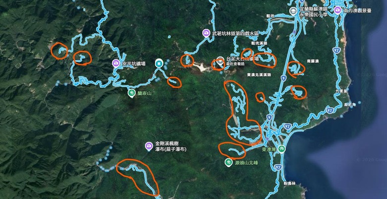 背著書包去越野--白米甕林道台泥大白山礦路