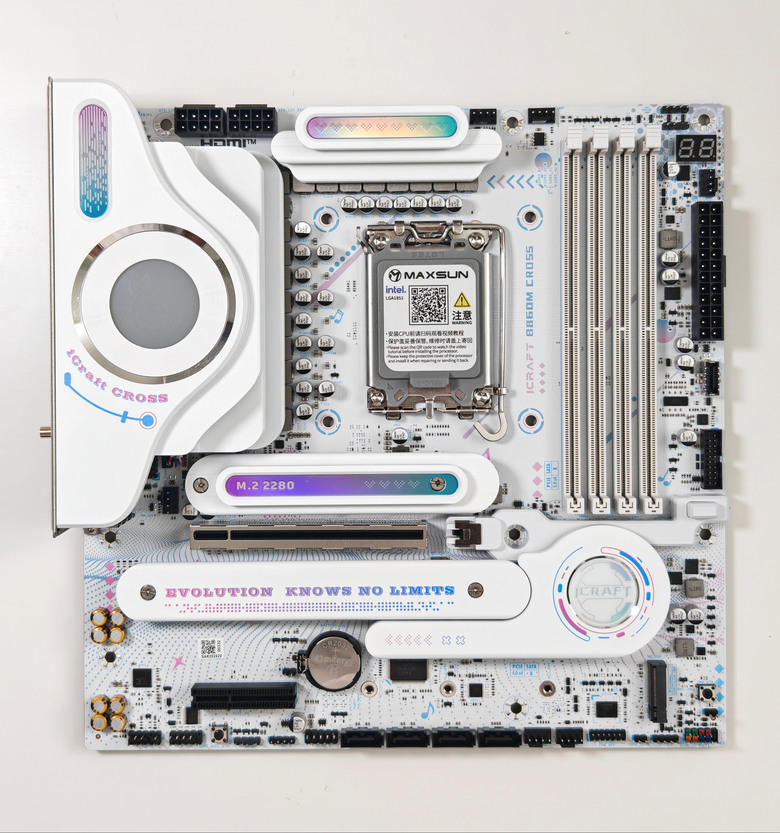 銘瑄 MAXSUN B860M iCraft Cross 隨手開箱