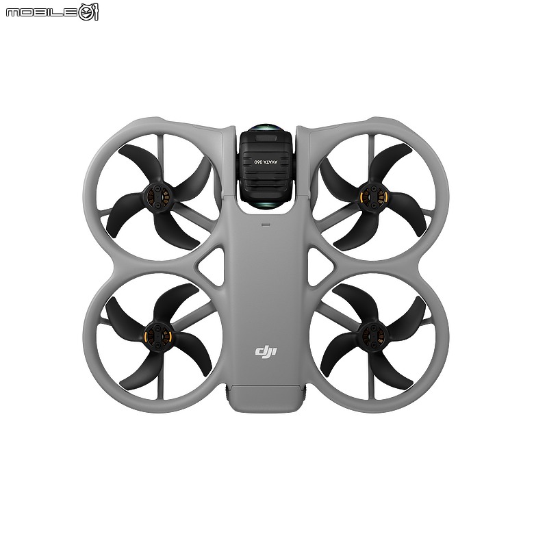 DJI Avata 360 上方視圖, 機身結構, 可旋轉雲台