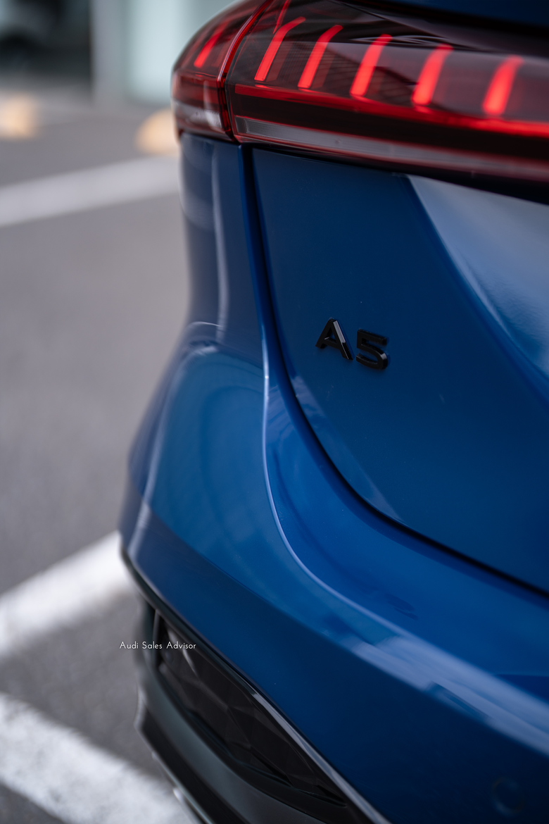 交車分享｜Audi A5 Sedan TFSI 110kW S line｜金屬星夜藍・Ascari Blue Metallic・9W