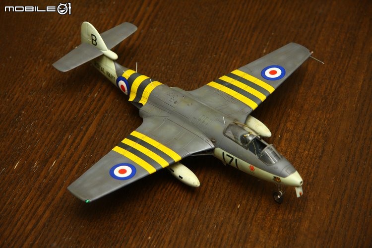[模型製作記] 英國海鷹式戰鬥機 Hawker Sea Hawk 1/48