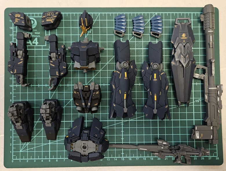 {不專業素組}MG獨角獸鋼彈2號機-報喪女妖Ver.ka