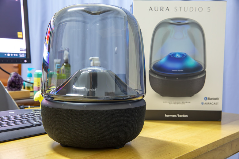 顏值與音質兼具的夢幻藍芽音響 H/K AURA Studio 5 開箱