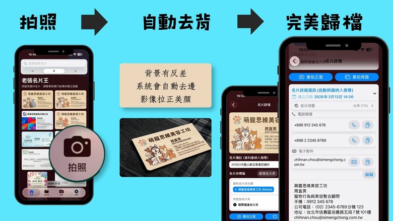 【分享】免費APP "老張名片王"，「名片全能王」「CamCard」平替，支援CamCard一鍵匯入！創新名片管理APP，名片掃描，名片辨識。AI名片王 蒙恬名片王 CardNest MeishiBox 名片巢 用戶可參考。