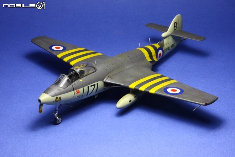 [模型製作記] 英國海鷹式戰鬥機 Hawker Sea Hawk 1/48