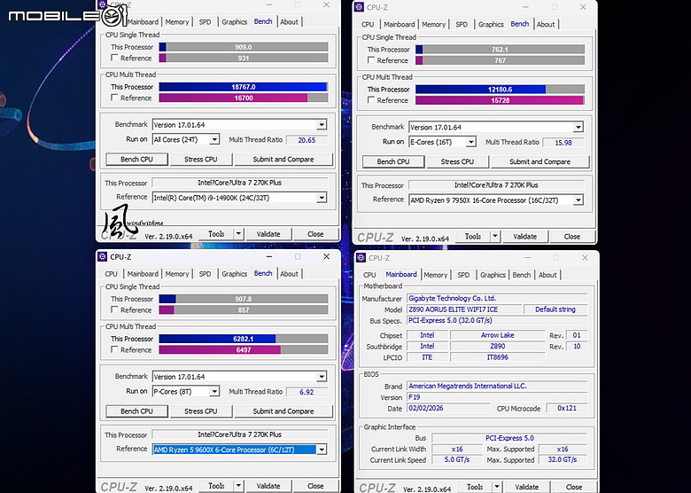 核心更多、生產力與遊戲提升- Intel Core Ultra 7 270K Plus風冷實測解析