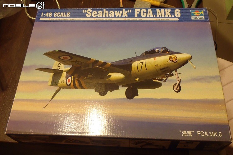 [模型製作記] 英國海鷹式戰鬥機 Hawker Sea Hawk 1/48