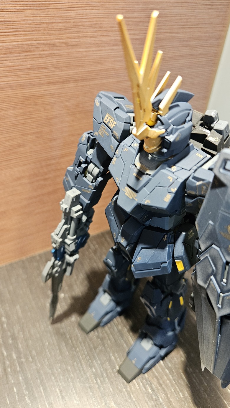 {不專業素組}MG獨角獸鋼彈2號機-報喪女妖Ver.ka