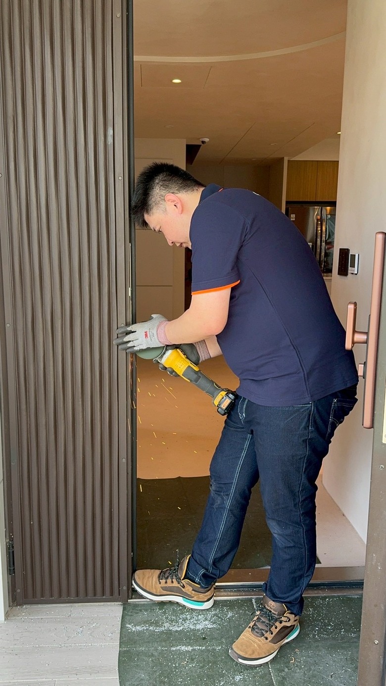 終於把前屋主的爛鎖換掉了