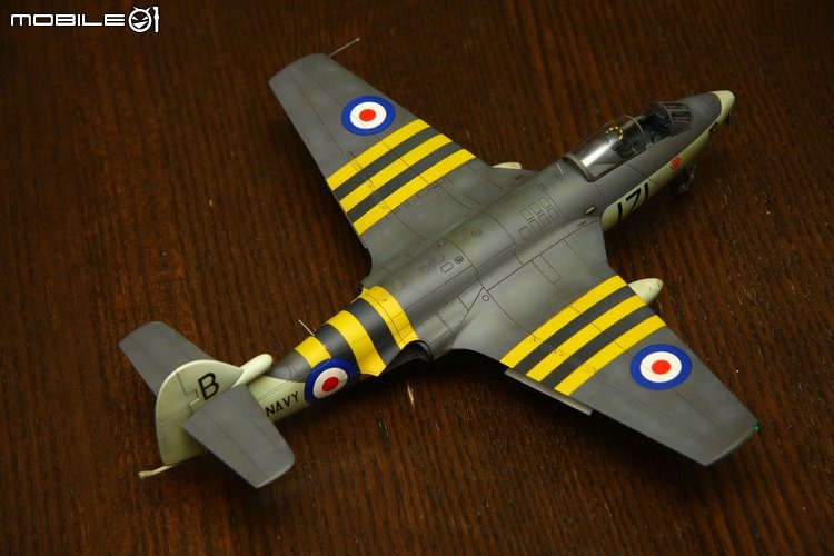 [模型製作記] 英國海鷹式戰鬥機 Hawker Sea Hawk 1/48
