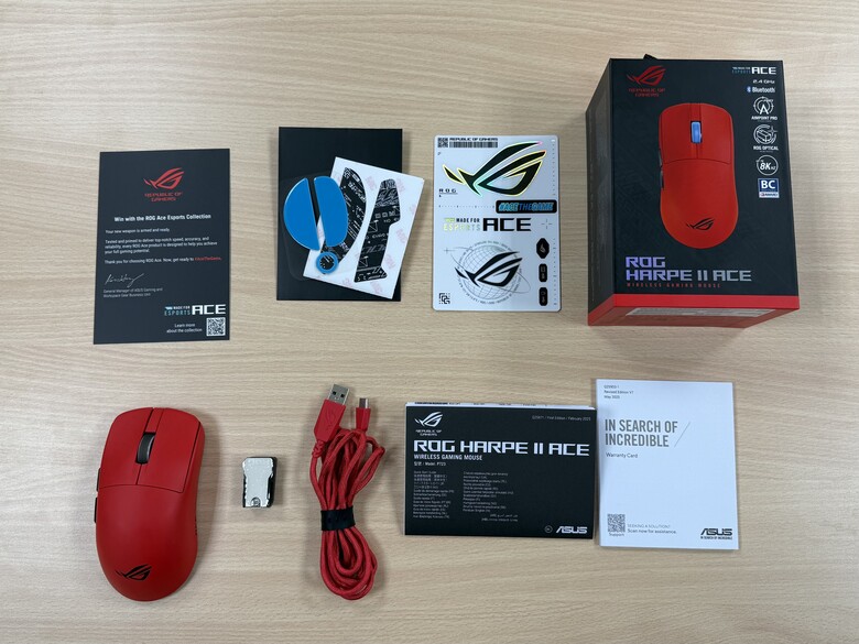 ROG Harpe II Ace簡易開箱+心得