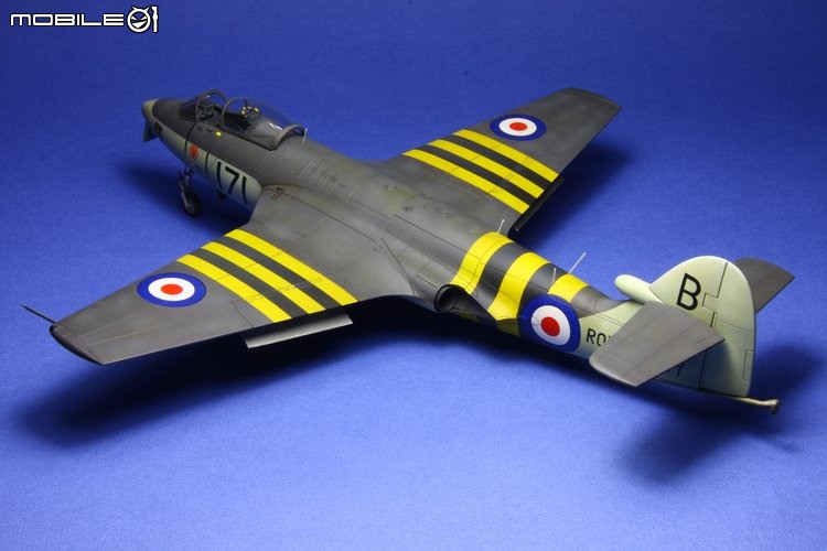 [模型製作記] 英國海鷹式戰鬥機 Hawker Sea Hawk 1/48
