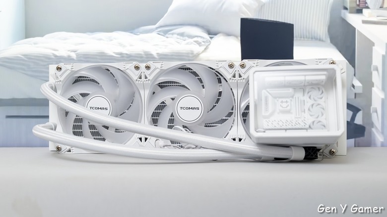 質感微縮模型做水冷頭!? ft. TCOMAS WA300 360 WHITE 一體式水冷散熱器