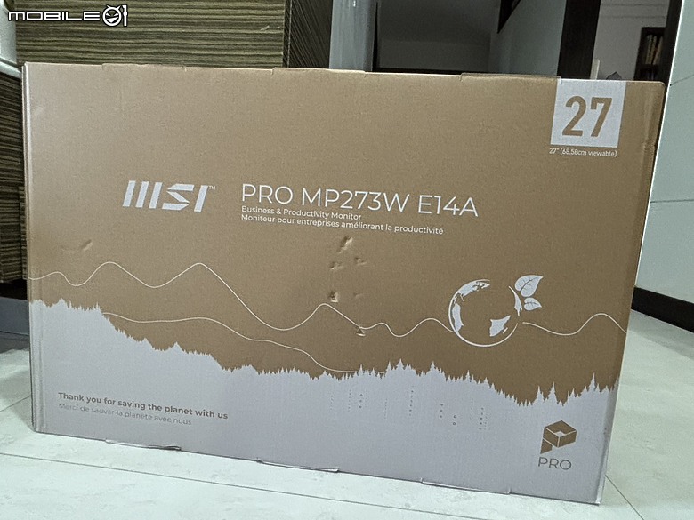 點我看大圖 MSI PRO MP273W E14A 開箱|幫女兒升級第一個學習桌面,順便讓 Hello Kitty 50週年鍵鼠正式出山