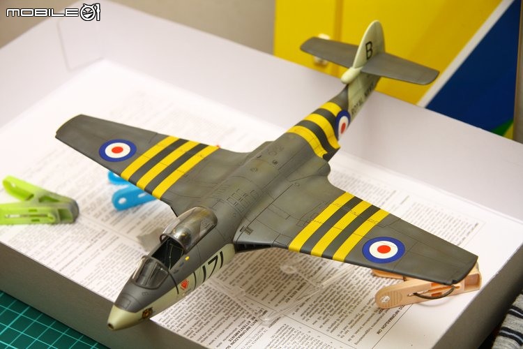 [模型製作記] 英國海鷹式戰鬥機 Hawker Sea Hawk 1/48