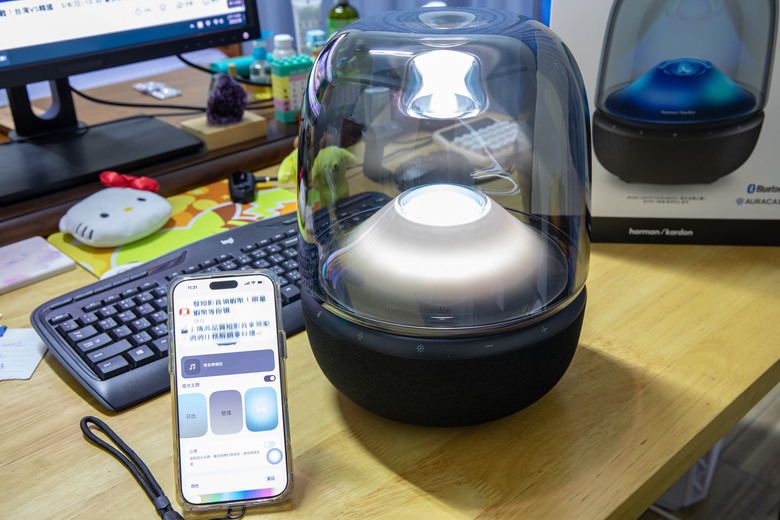顏值與音質兼具的夢幻藍芽音響 H/K AURA Studio 5 開箱