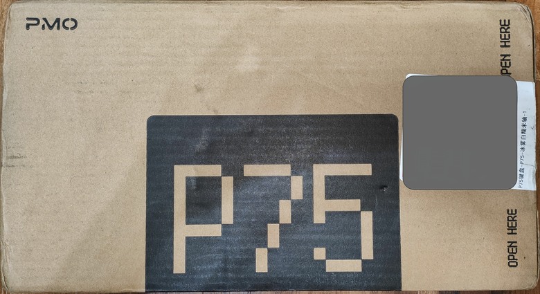鍵盤開箱：PMO P75 75% 塑料鍵盤-初號機配色