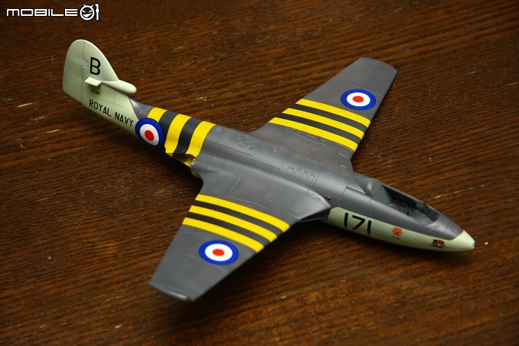 [模型製作記] 英國海鷹式戰鬥機 Hawker Sea Hawk 1/48