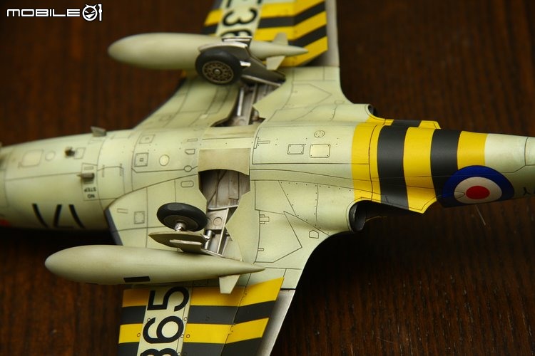 [模型製作記] 英國海鷹式戰鬥機 Hawker Sea Hawk 1/48